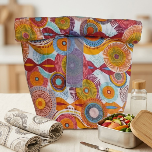 Lunch bag réutilisable et lavable - livraison inclue