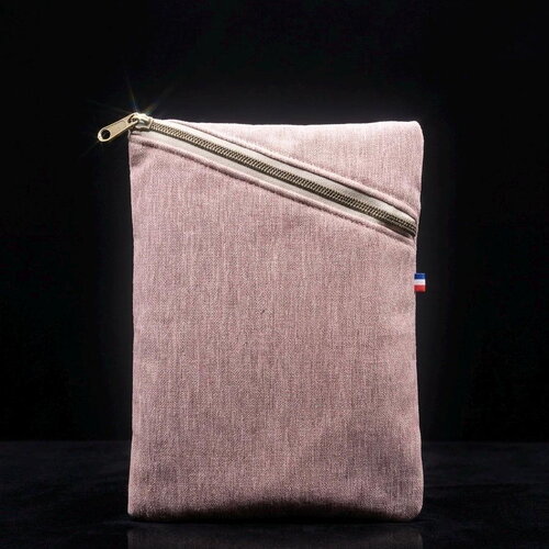 Pochette liseuse kindle – housse livre de poche 18x22 cm matelassée fait main – étui protection fermeture éclair