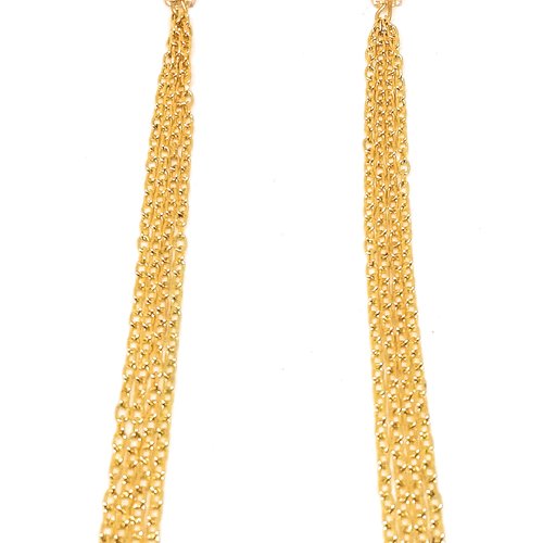 Boucles d'oreilles pendantes argentées - forme de fleur