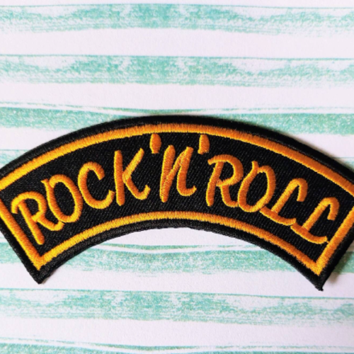 Patch ecusson rock 'n' roll rockabilly thermocollant pin up