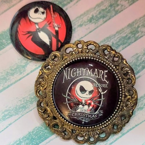Broche skull skellington jack tim burton etrange noel halloween