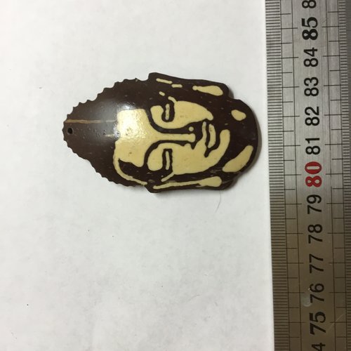 Pendentif tête de bouddha fait main