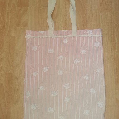 Tote bag style shabby