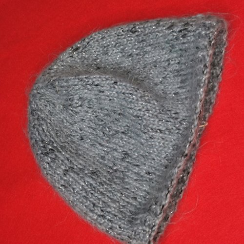 Bonnet tricoté main