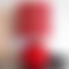 Lampe pois rouge