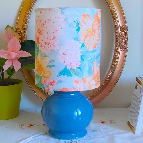 Lampe céramique vintage