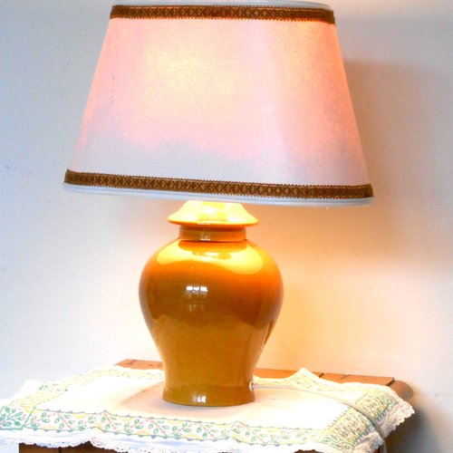 Lampe céramique vintage