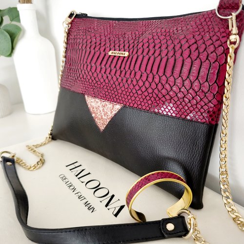 Pochette eclat rubis