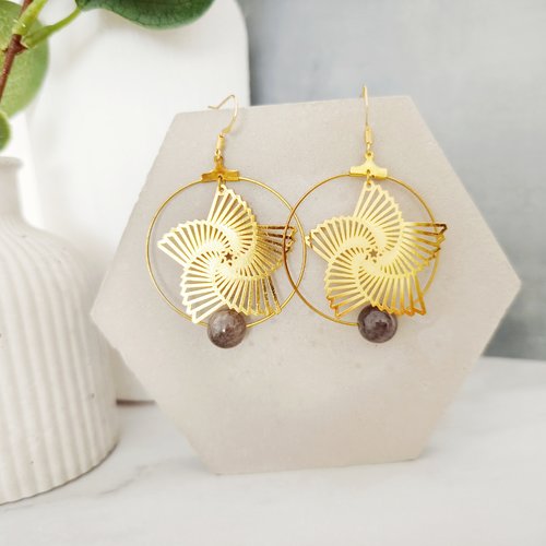 Boucle d’oreille "étoile unique" – personnalisable – personnalisable