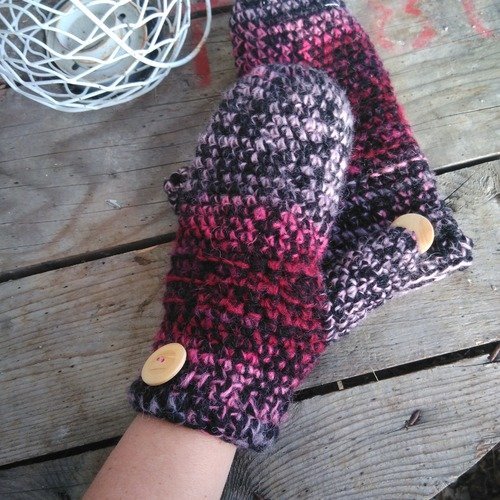 Mouffles en laine * hyper chaude