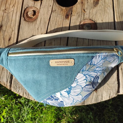 Sac banane en velours