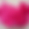20 petites plumes couleur rose fuchsia, tailles differentes