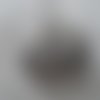 4,5 m guirlande decoration ruban de perles couleur argentee