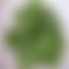 30 petites feuilles en tissu plastifié, couleur verte, dimensions : 3 cm x 3 cm - arts plastiques - home deco