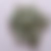 25 petites fleurs en satin, couleur vert pâle - couture, customisation, scrapbooking, mariage, loisirs créatifs