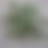 20 perles pampilles en plastique couleur verte 