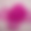 10 grandes feuilles squelettes vegetales  couleur rose fuchsia 