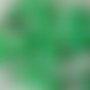 118 perles en verre et cristal swarovski camaieu de verts 