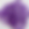 50 fleurs plastique couleur violette,  pour loisirs creatifs, home deco 