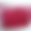 Ruban voile organza  - 1,70 m x 6,5 cm, rouge lie de vin a paillettes grande largeur (7 cm)
