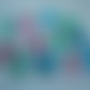 12 animaux marins en plastique translucide (n° 2) 