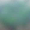 200 perles a facettes 3 mm, en verre de boheme, couleurs pastels (bleu et vert) 
