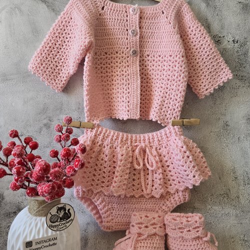 Gilet+culotte+chaussons