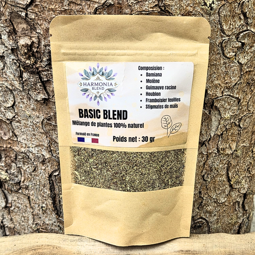 Mélange de plantes naturelles sans nicotine | goût neutre et doux | alternative au tabac | basic blend
