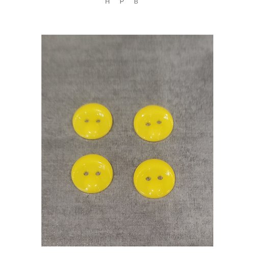 Lot de 4 boutons visage