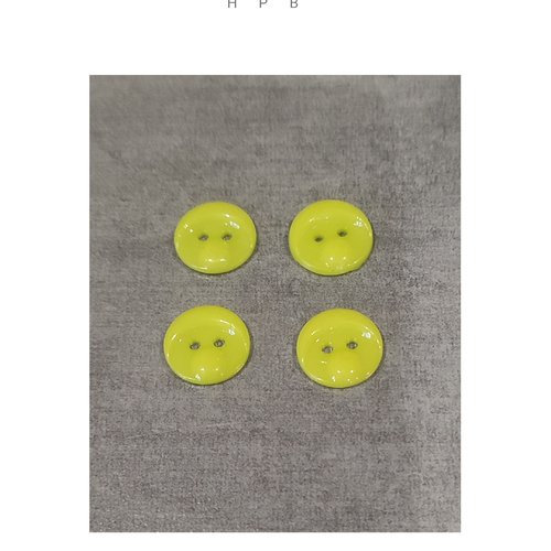 Lot de 4 boutons visage