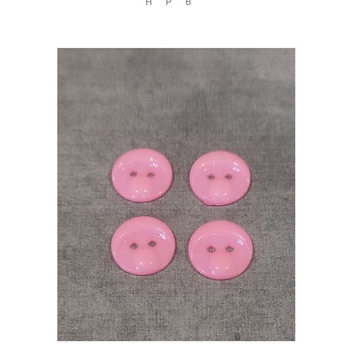 Lot de 4 boutons visage