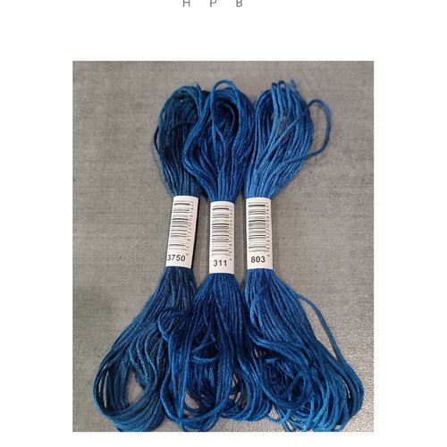 Lot de 3 échevettes coton