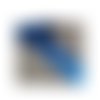 1 mètre de ruban satin 25 mm bleu marine