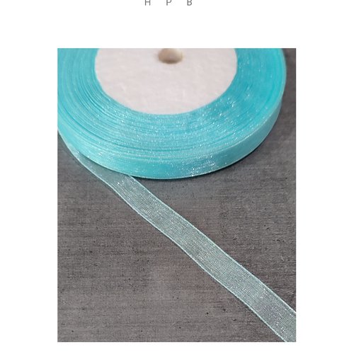 1 mètre de ruban organza 10 mm