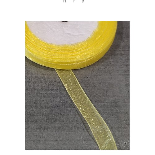 1 mètre de ruban organza 10 mm
