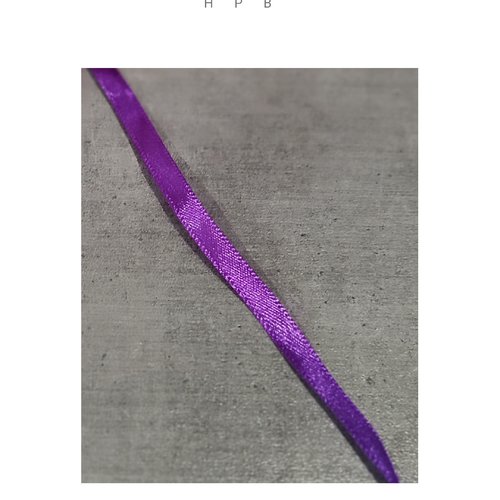 1 mètre de ruban satin 6 mm violet