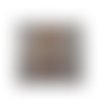 Lot de 6 perles acryliques grain de café