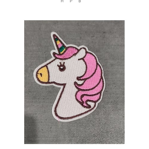 Patch thermocollant motif licorne
