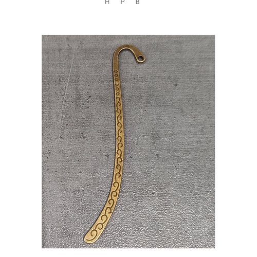 Support de marque page en métal bronze