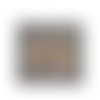 Lot de 4 boutons en bois fleurs