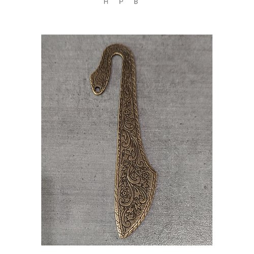 Support de marque page en métal bronze