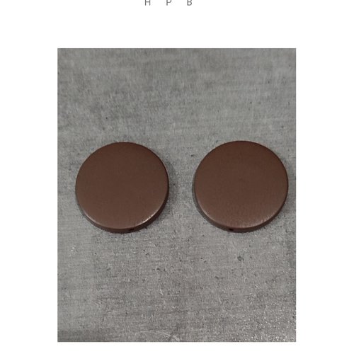 Lot de 2 perles palet en bois