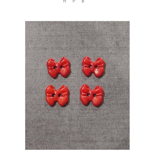 Lot de 4 boutons noeud