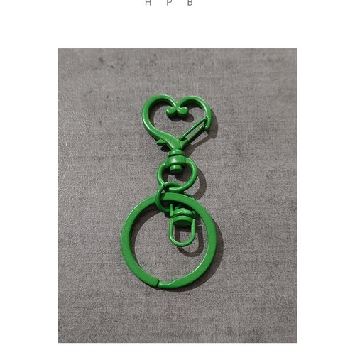 Supports porte clé coeur en métal