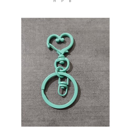 Supports porte clé coeur en métal