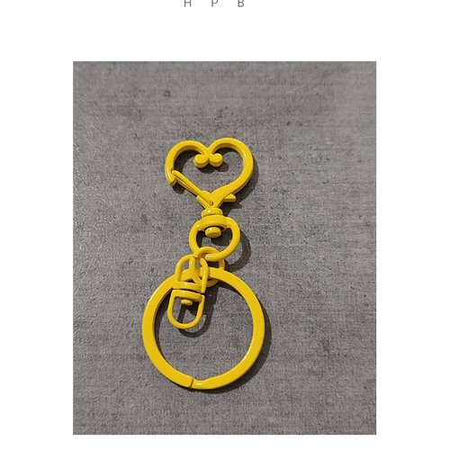 Supports porte clé coeur en métal
