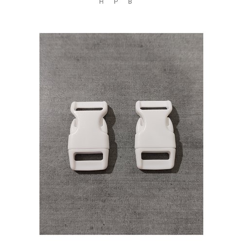Lot de 2 attaches pour sac ou cordon en plastique