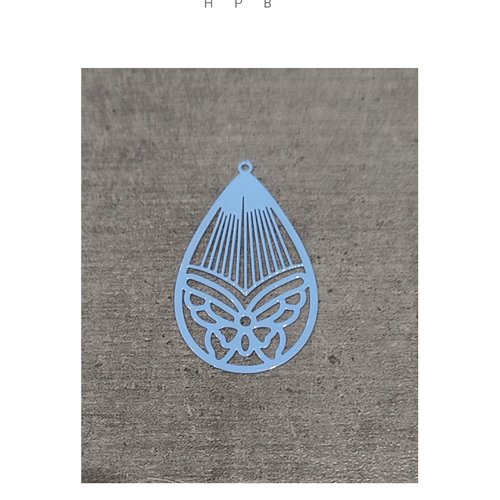 Estampe papillon en laiton