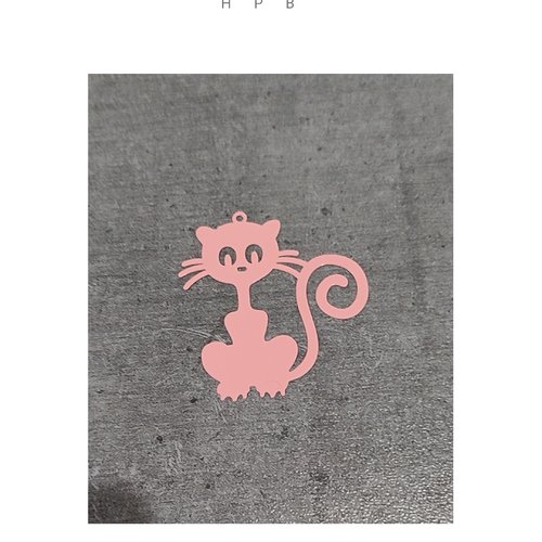 Estampe chat en laiton