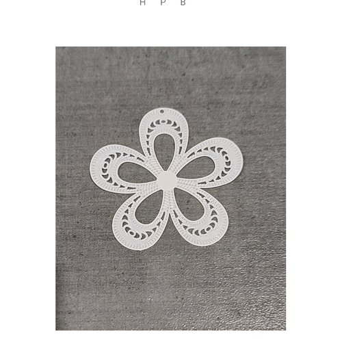 Estampe fleur en laiton